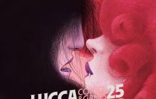 uomo e donna rosso nero